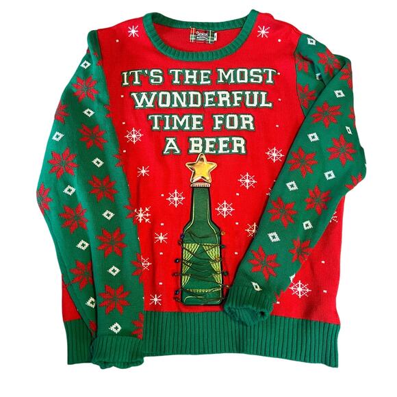 Spencer's Workshop Men's Ugly Christmas Sweater.  Size XXL - Picture 1 of 7